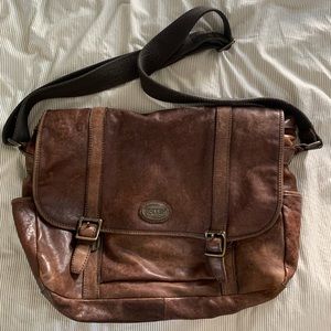 USED Fossil Messenger Bag